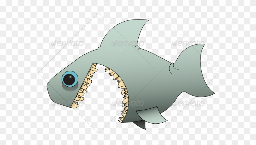#animals #characters Download Here - Cartoon Shark Clear Background #789867