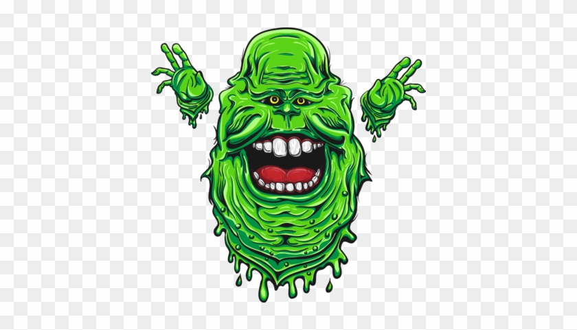 Slimer The Slippery By Aditverdee - Ghostbusters Illustration #789882