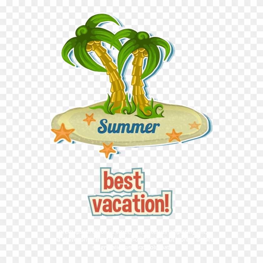 Cartoon Summer Illustration - Cartoon Summer Illustration #789999