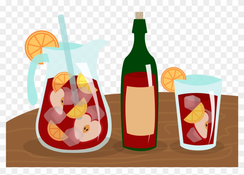 Sangria Wine Juice Cocktail Soft Drink - Fast Food #790002