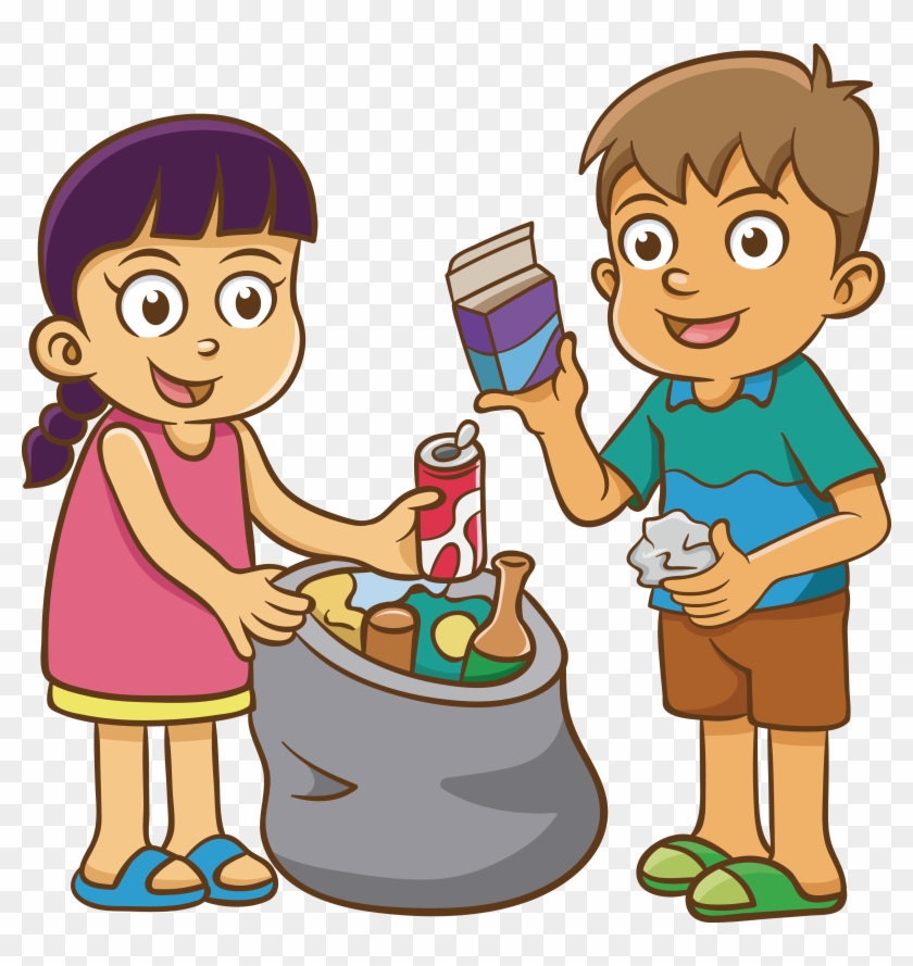 Recycling Bin Waste Container Waste Sorting - Recogiendo Basura #790027