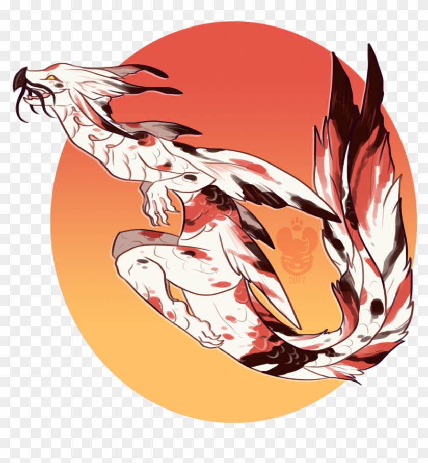 Koi Dragon Design By Corriezodori - Koi #790047