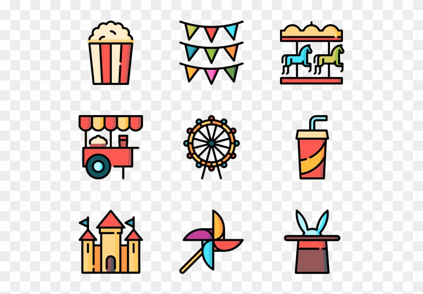 Amusement Park Elements - Funfair Icon #790051