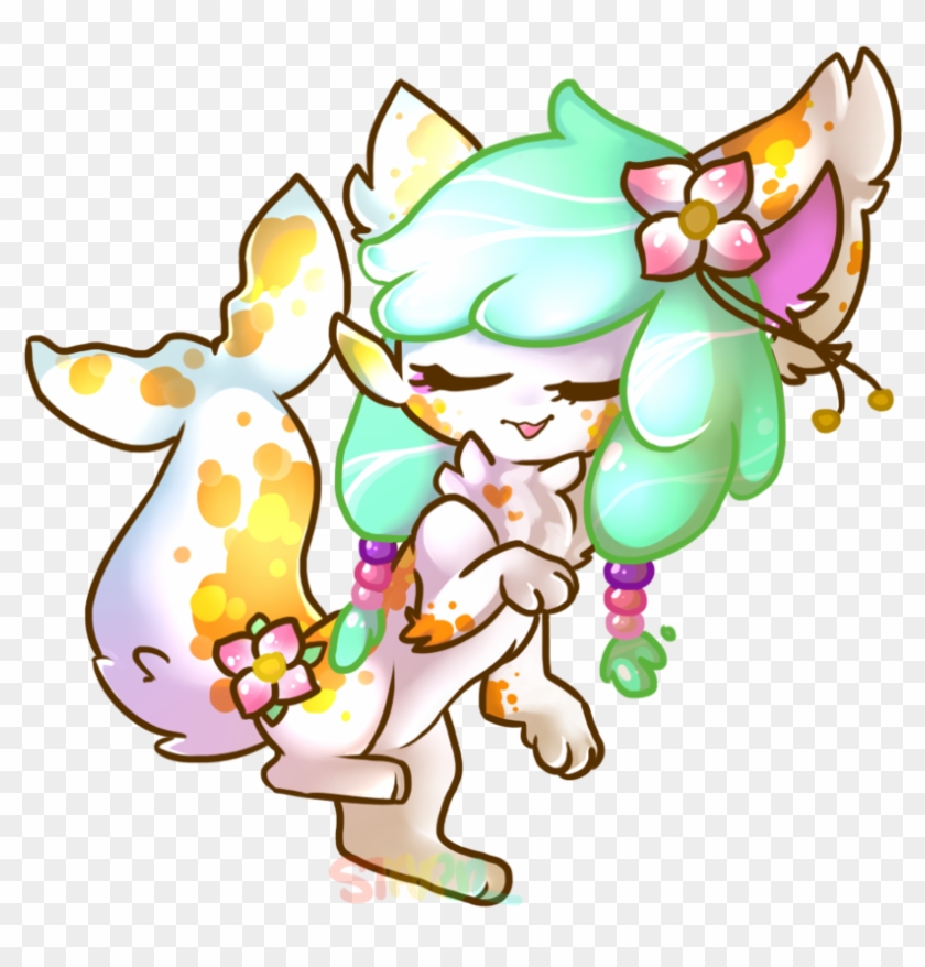 Smol Koi Child By Milkiibuns - Cartoon #790132