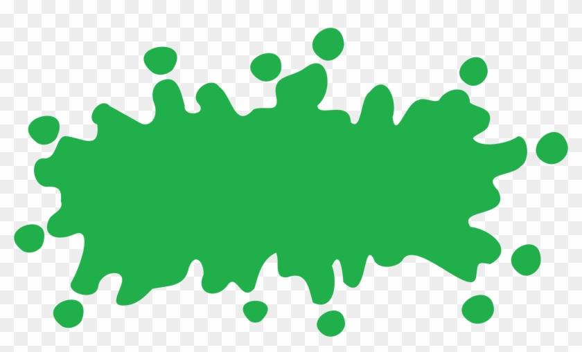 Green Clipart Splat - Green Splat #790177