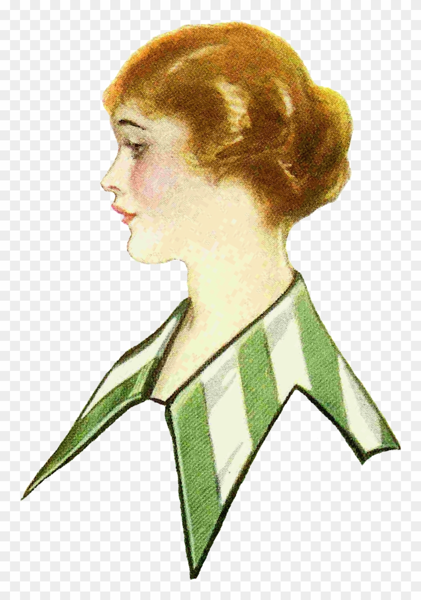 This Image Of Fashion Clip Art Is From A 1915 Clothes - Illustration #790226