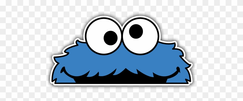 Baby Cookie Monster - Cookie Monster Kitchen Aid Decal #790257