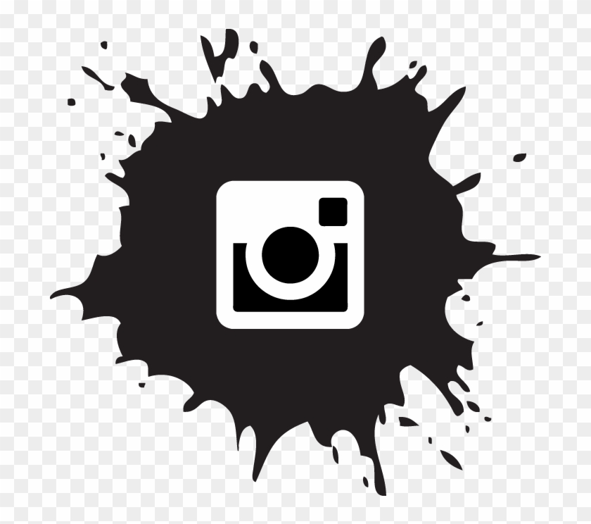Paint Purple Clip Art - Instagram Splat Logo Png #790275