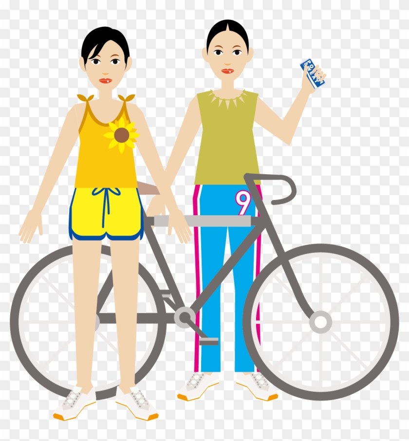 Bicycle Cartoon Cycling Illustration - Bicycle Cartoon Cycling Illustration #790626