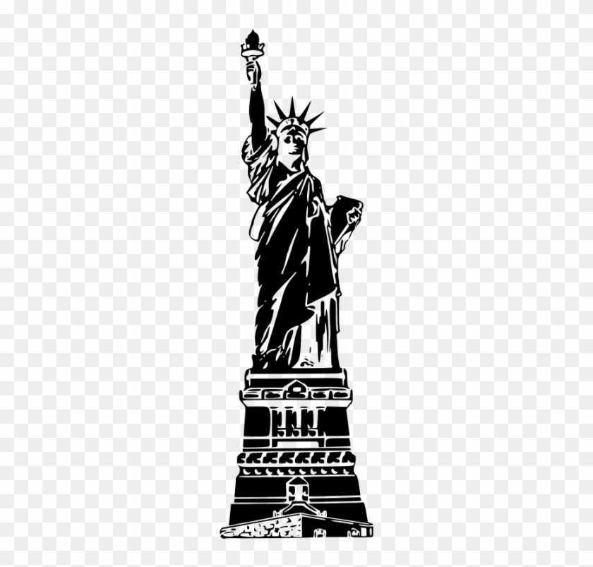 New Colossus Black And White Clip Art - New Colossus Black And White Clip Art #790724