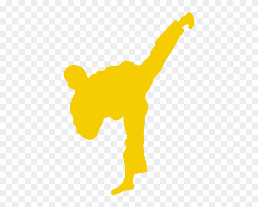 Tkd Fighter1 Clip Art At Clker - Moo Duk Kwan Taekwondo #790881