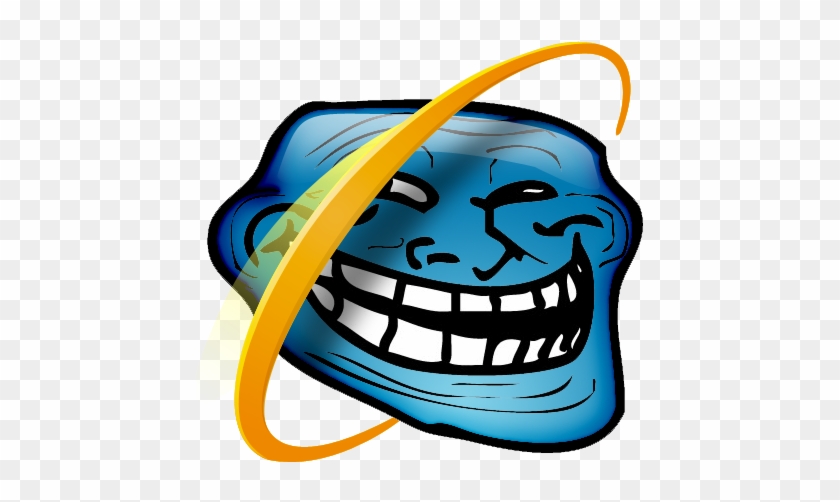 How The Now Famous Trollface Came To Be - Funny Internet Explorer Icon #790898