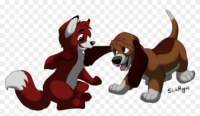 Top The Fox And The Hound By Sickrogue With Fox Animal - Fox And Hound Dog #790902