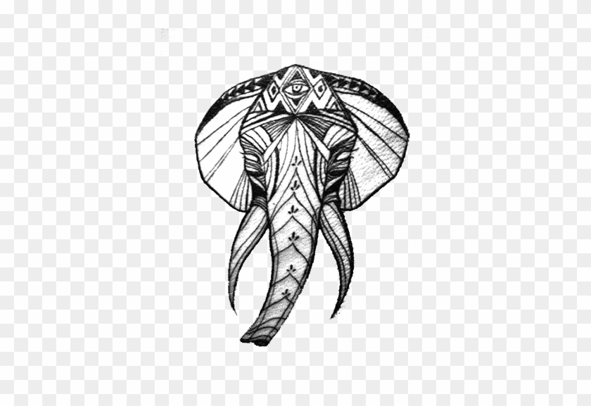 Image Image Image Image Image Image - Elephant With Third Eye Tattoo #791025