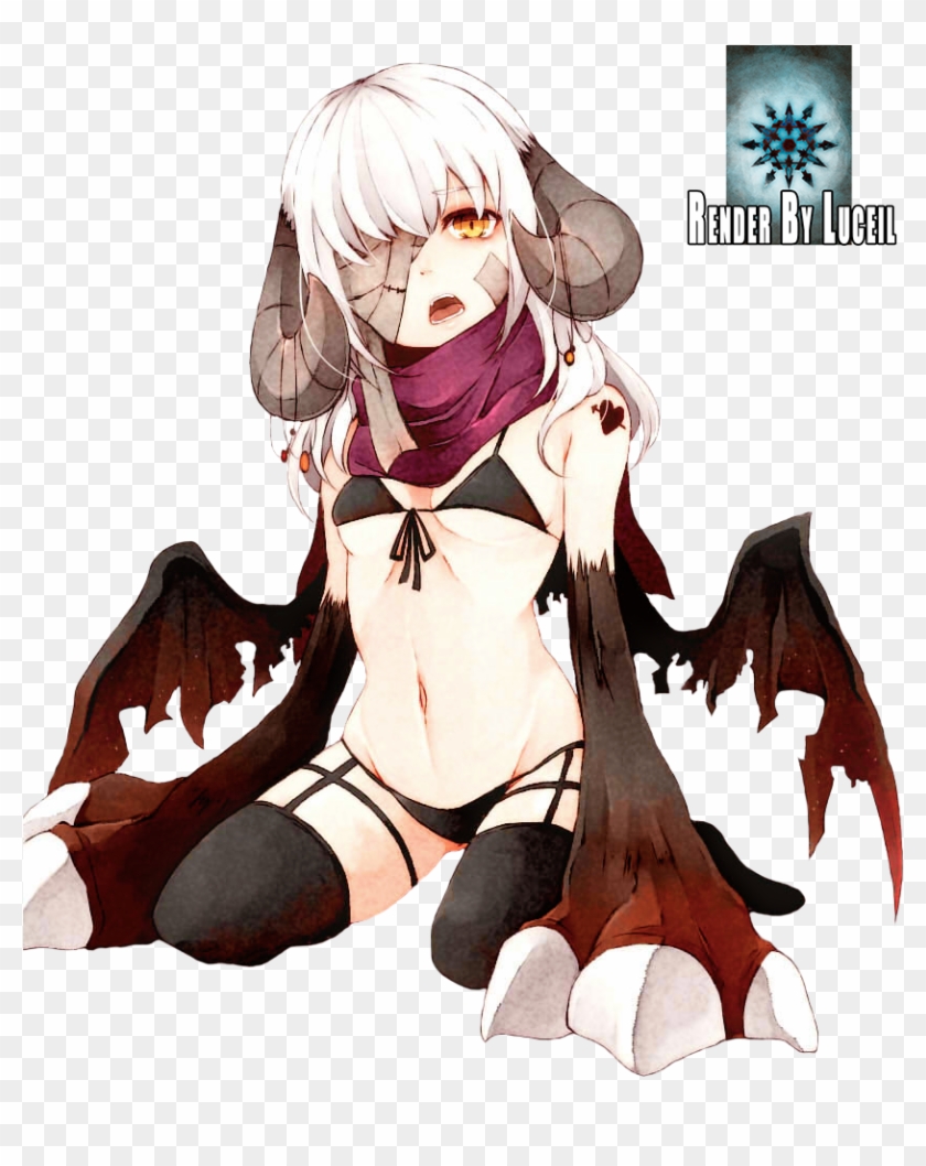 Anime Bestial Demon Girl Render By Lgeluceil - Anime Demon Girl #791061