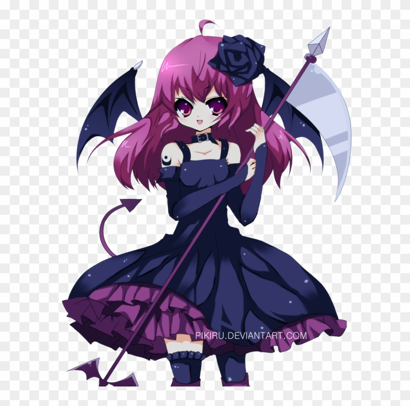 Francesca Is A Kind Little Girl But When Doing Missions Anime Demon Girl Characters Free Transparent Png Clipart Images Download