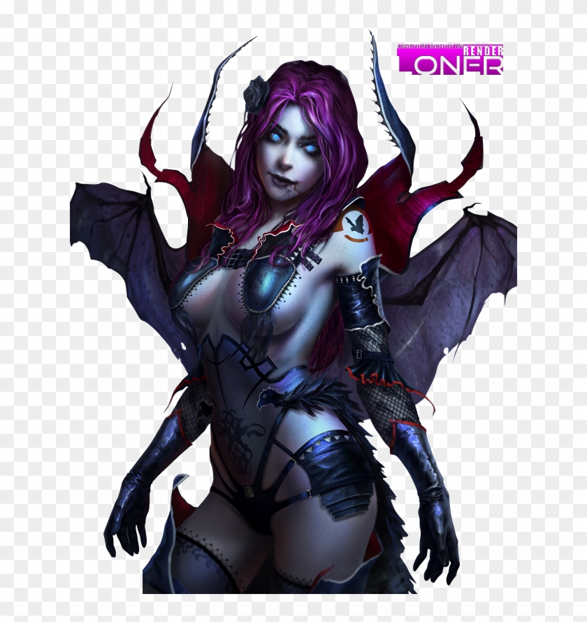 Anime Demon Girl Roblox - Demon Girl Png #791084