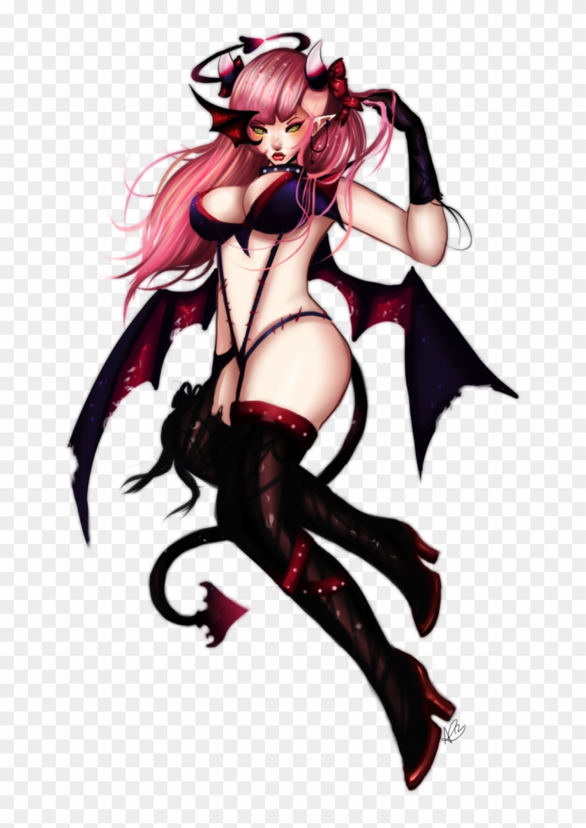 Hot Demon Girl - Hot Demon Girl Anime - Free Transparent PNG Clipart Images  Download
