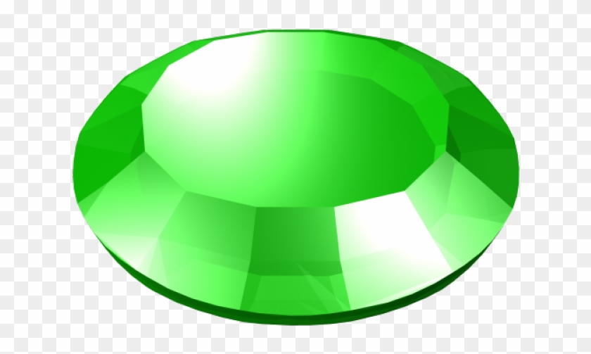 Oval Clipart Emerald - Gems Icon Png #791191