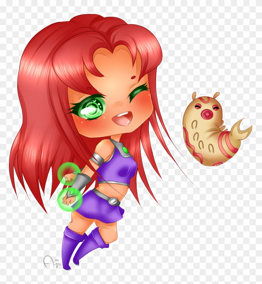 Starfire Kawaii By Ajasama - Imagenes De Starfire Kawaii #791271