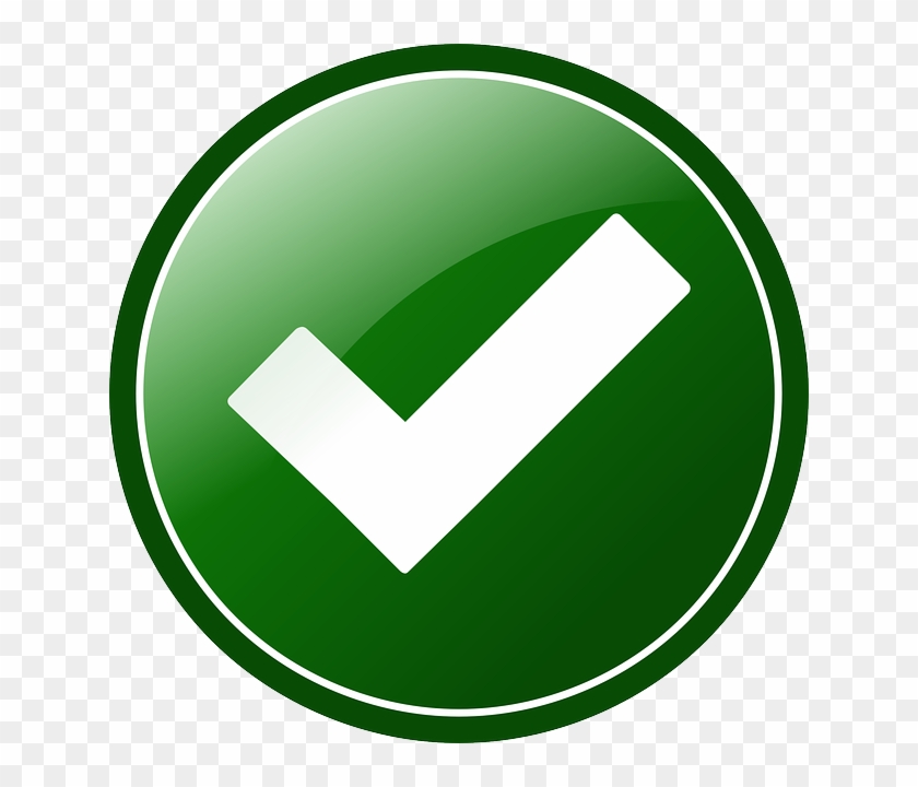 Approved, Button, Check, Green, Round, Tick, Okay - Ok Icon #791414