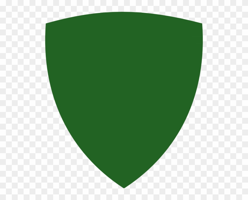 How To Set Use Green Simple Shield Svg Vector - Plain Green Shield #791437