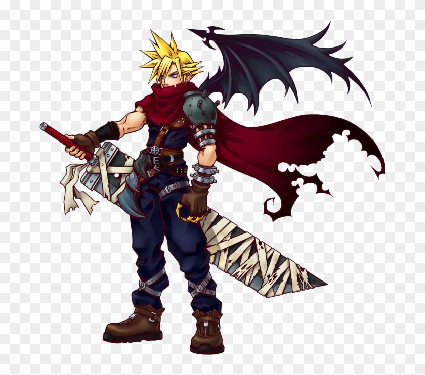 Cloud Strife Kingdom Hearts #791458