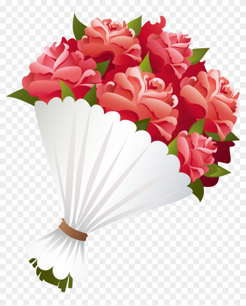 Flower Bouquet Clip Art - Flower Bouquet Clipart Png #791541