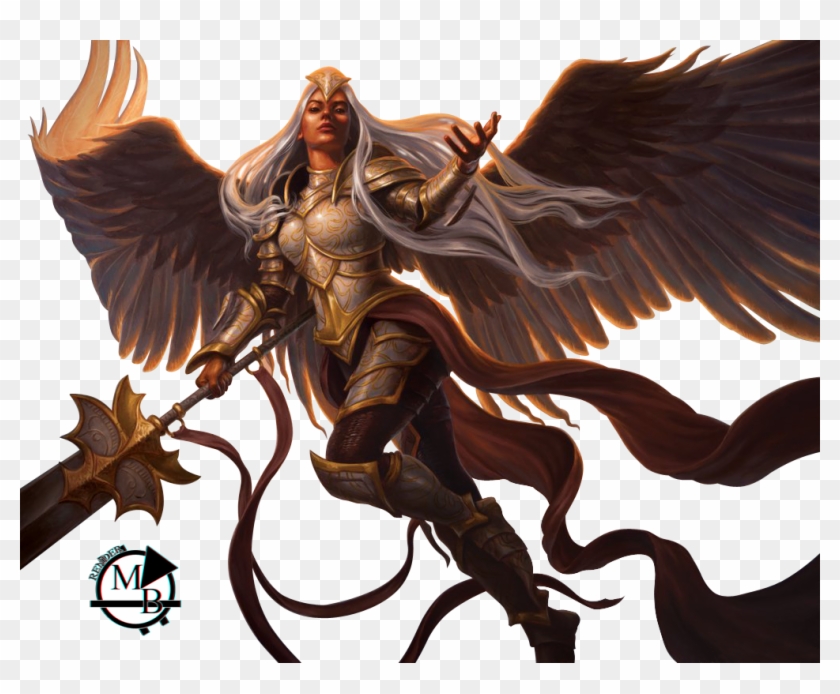 28 Collection Of Warrior Clipart Png - Magic The Gathering: Angelic Field Marshal - Commander #791698