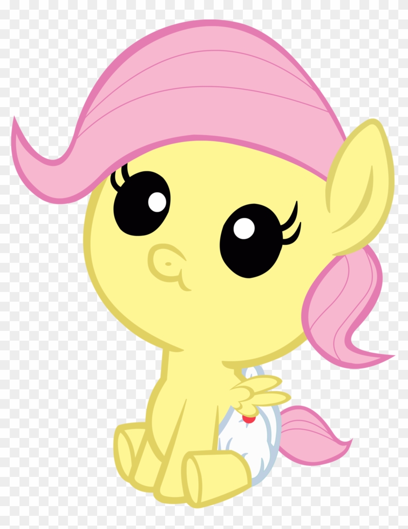 Baby Fluttershy By Azzu-nyan On Deviantart - Baby Fluttershy #791729