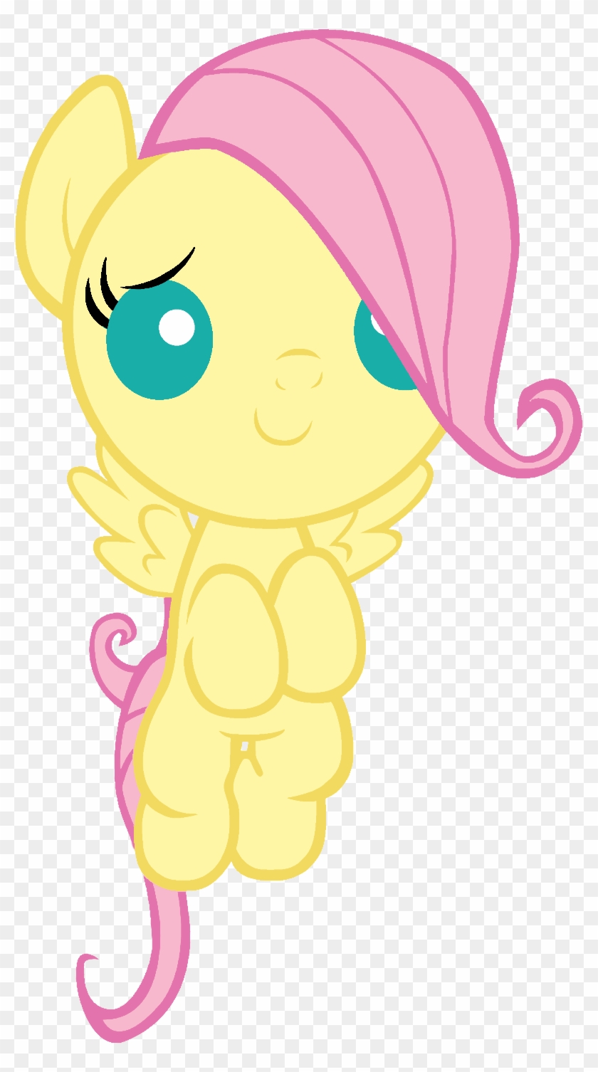 Fluttershy Cute Vector For Kids - My Little Pony Friendship Is Magic Baby Fluttershy #791732