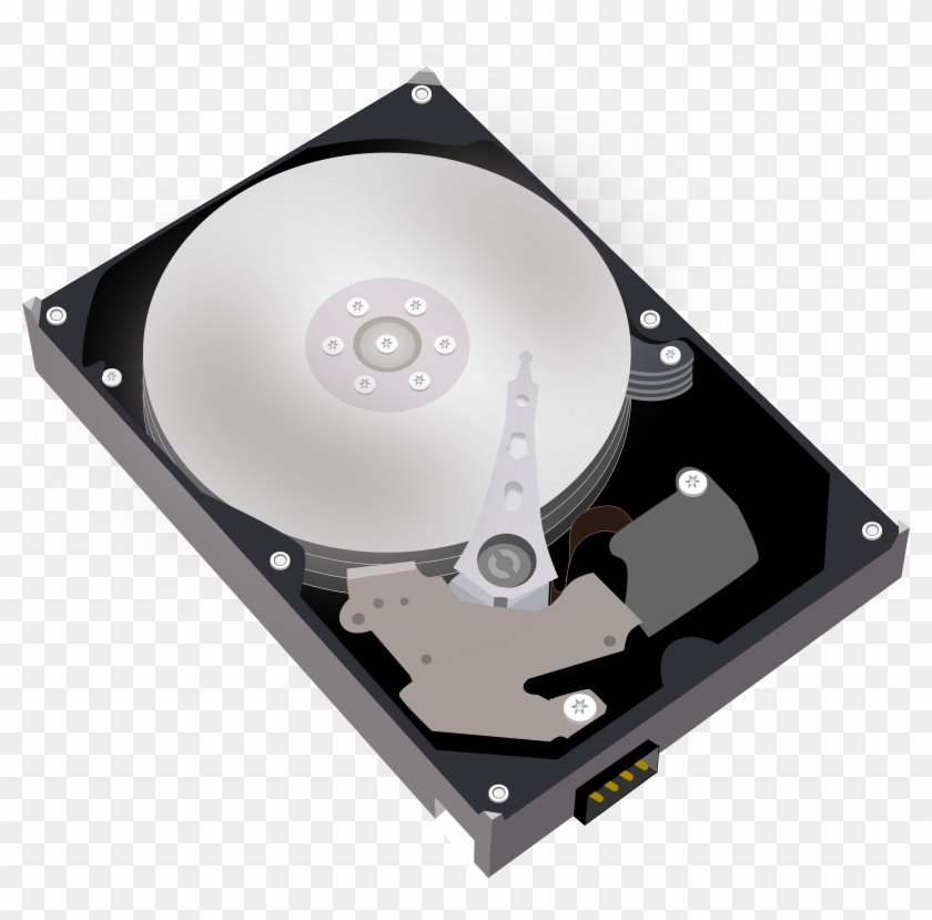 Nice Clip Art Of The Inside Of A Hard Disk Is In The - Hard Disk .png #791760
