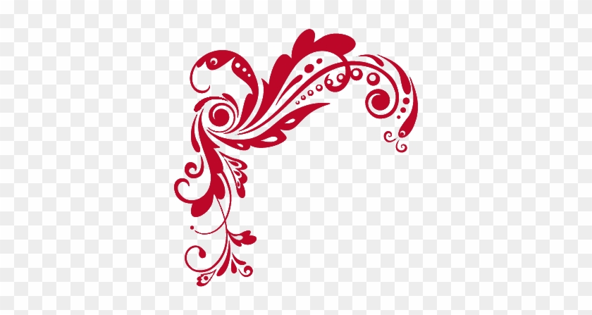 Red Flourish Png #791789