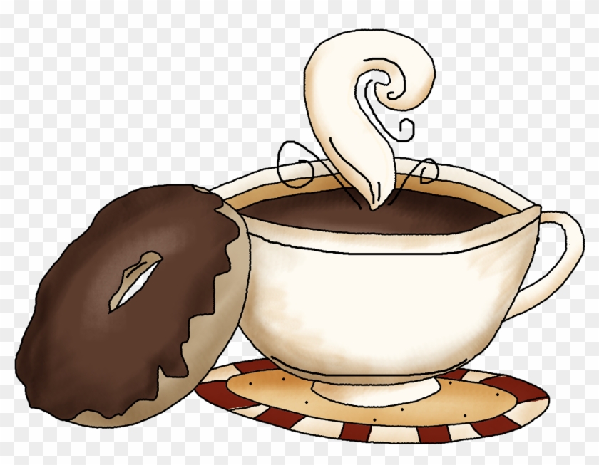 Dunkin Donuts Clipart Coffee Cup - Coffee And Donuts Clipart #791895