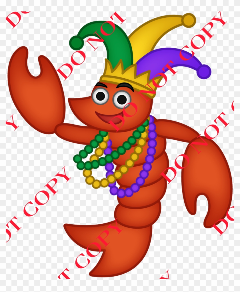 Tpc Mardi Gras Crawfish - Cartoon #792090