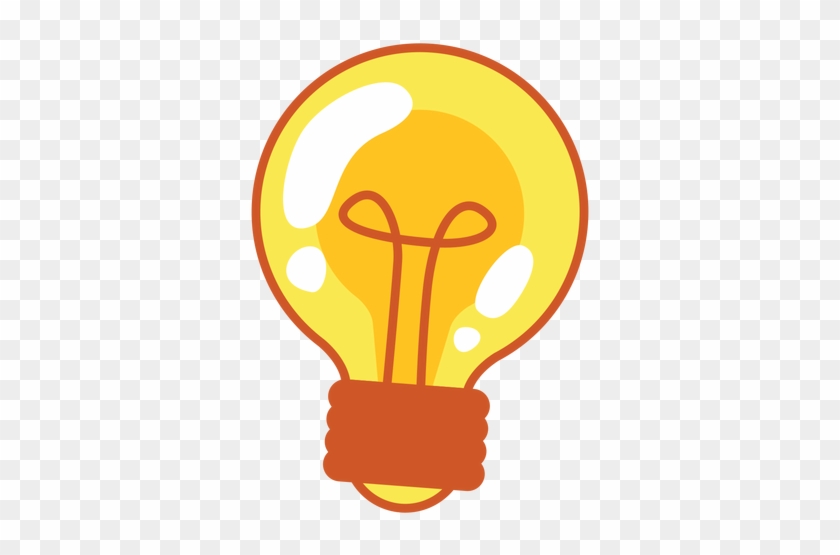 Light Bulb Cartoon Transparent Png - Cartoon Light Bulb Transparent #792128