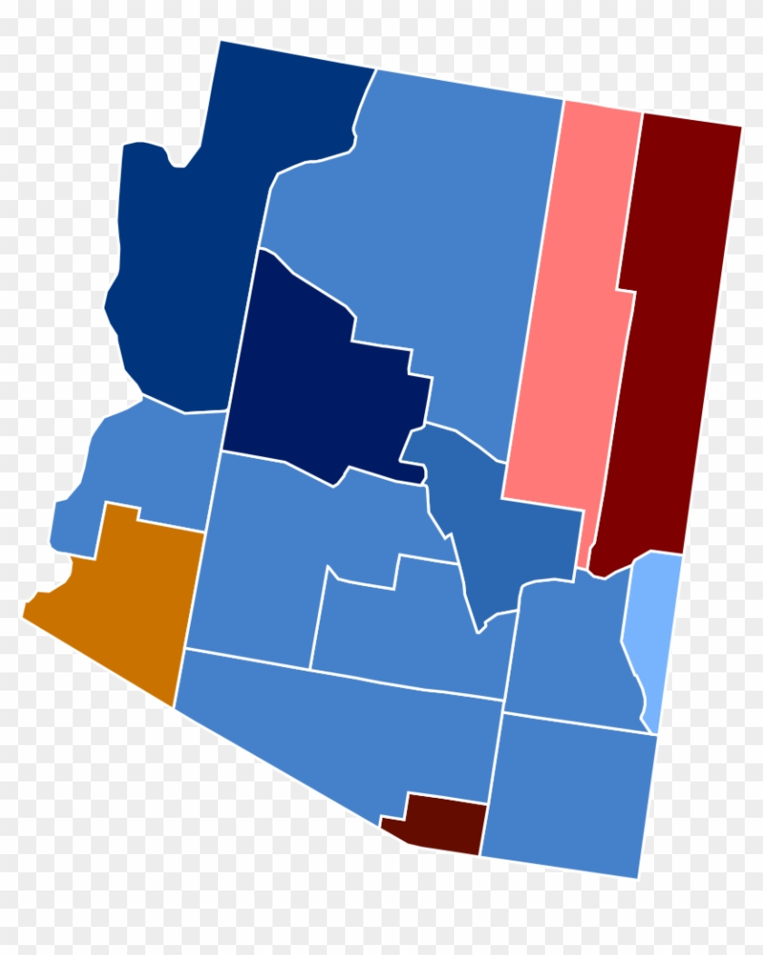 Arizona Racial And Ethnic Map - Arizona 2016 Election Results #792176