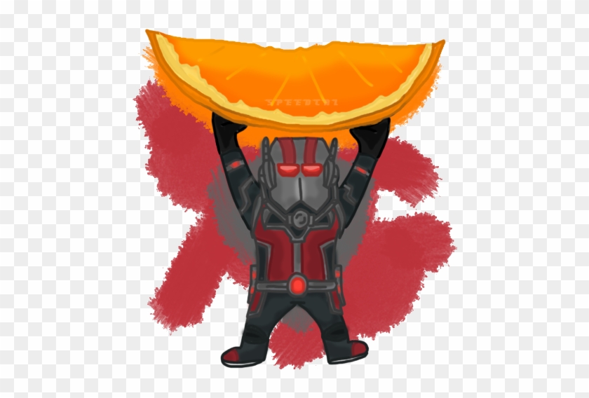 Ant-man Chibi By Speedcal - Orange Slices Ant Man #792251