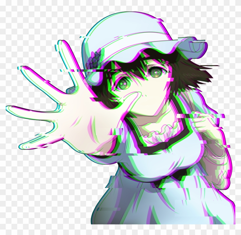 Mayuri - Glitch Art Anime - Free Transparent PNG Clipart Images Download