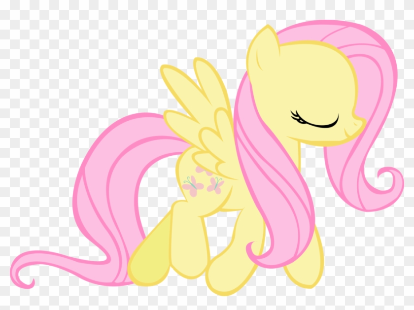 Fluttershy Vector Test By Leslers - Mlp Fluttershy Walking #792468