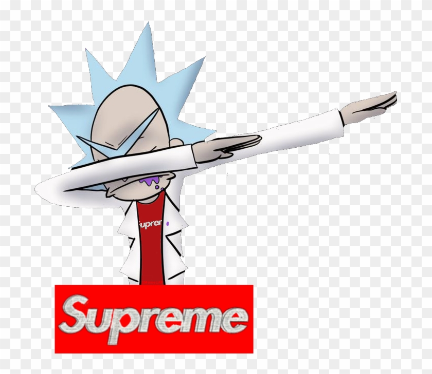 Supreme Rickandmorty Dab Dabb Dabing Dabbing Memezaf - Supreme #792500