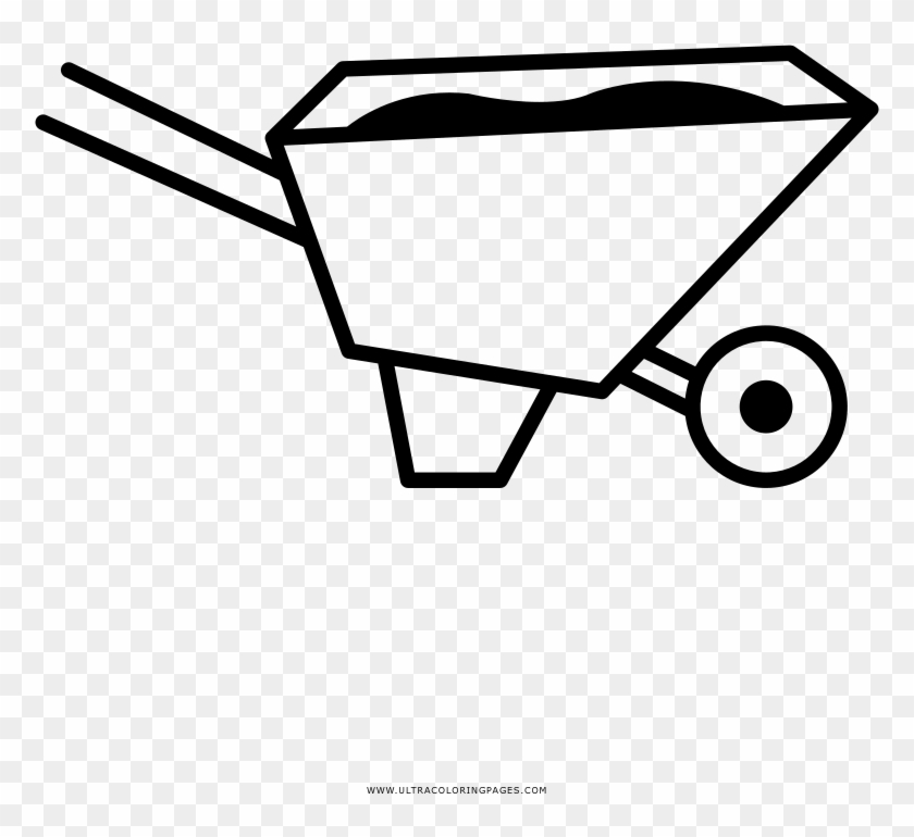 Wheelbarrow Coloring Page - Coloring Book #792555