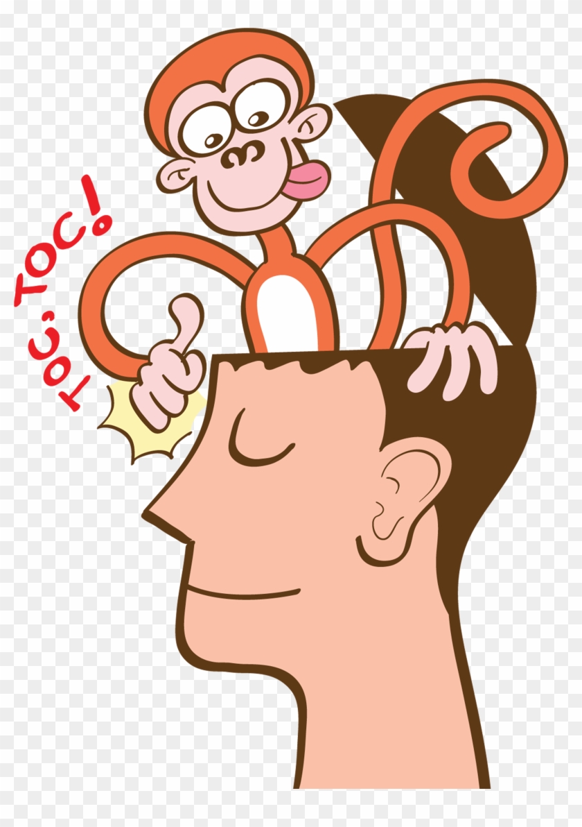 Exercise Your Mind - Human And Monkey Clipart #792808
