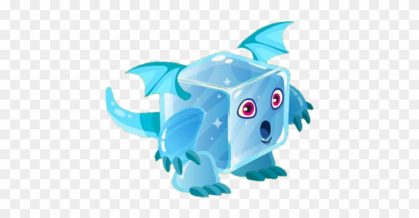 Frozen Ice Cube Png Thumbnail For Version As Of - Dragon City Icecube Dragon #792868