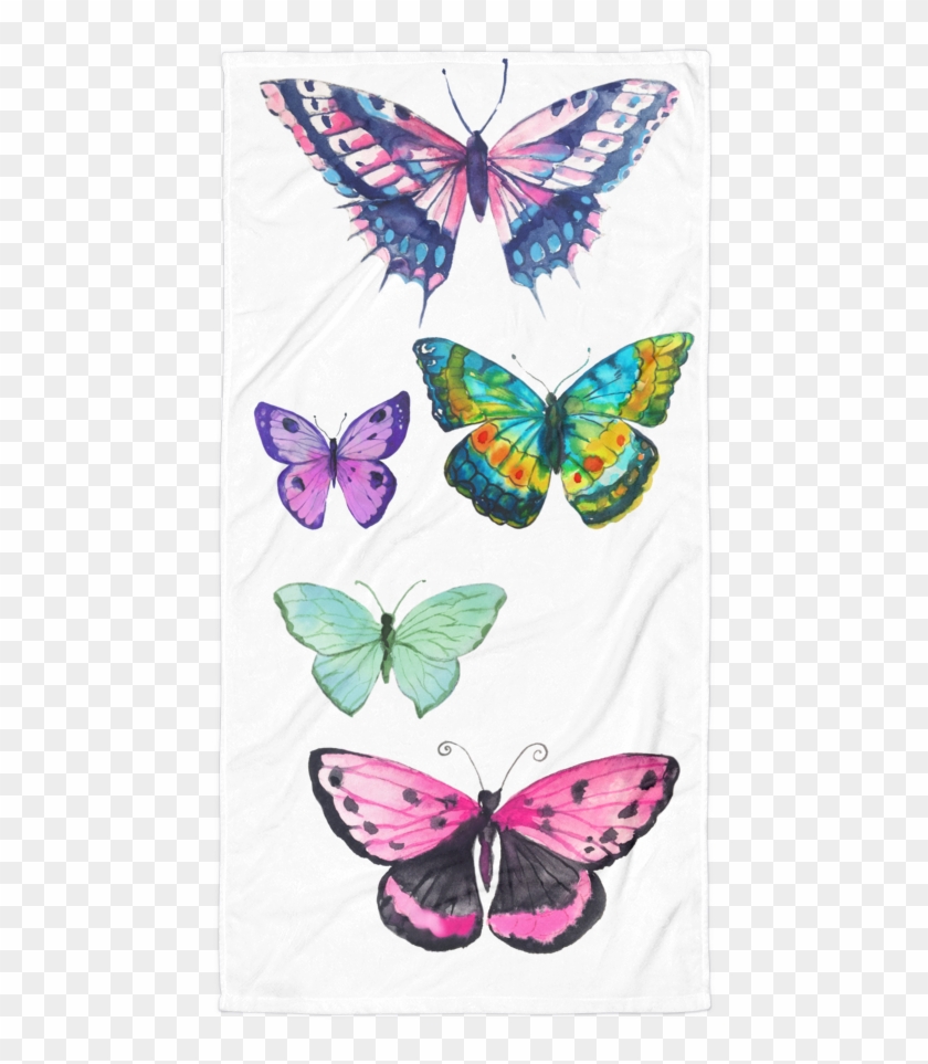 Beautiful Butterflies Towel - Speckled Wood (butterfly #792919