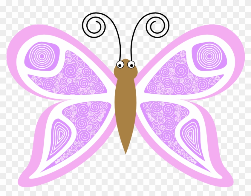 Cartoon Butterfly Kp 8 Xochi - Borboletas Lilas Em Png #792990