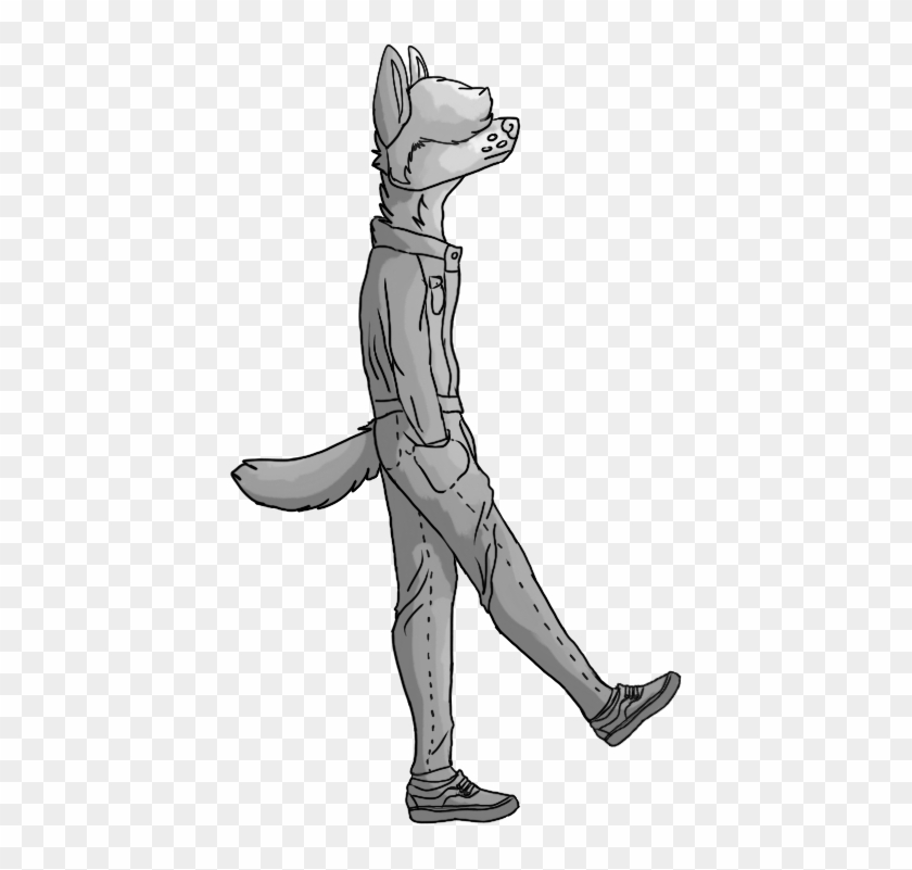 Chatlands 'enter Pose' Anthro Freebie By Wolfieweirdo - Sketch #793063