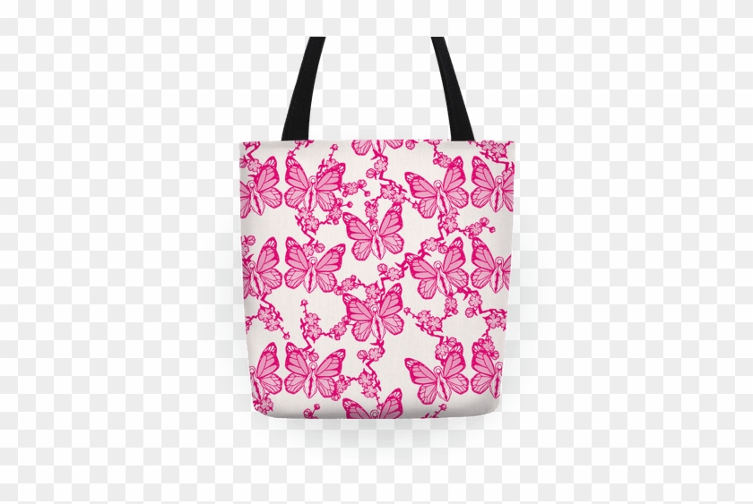 Butterfly Vagina Pattern Tote - Tote Bag #793134