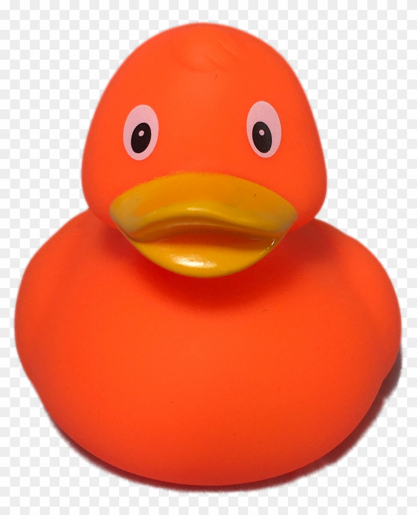 Baby Duck Stencil For Kids - Orange Rubber Duck #793144