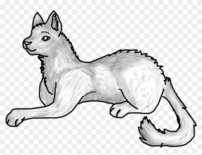 Chatlands Free Laying Cat Pose By Theburningxx - Line Art #793172